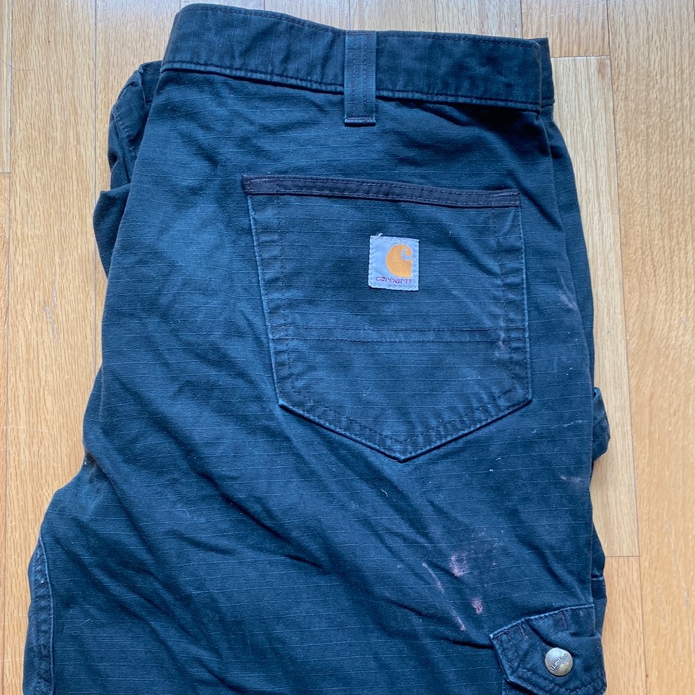 Carharrt Relaxed Fit 40x30 Black Work Pants
